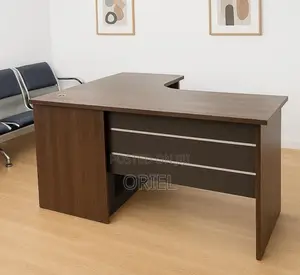 Office Desk : Curved 140CM Executive Office Table