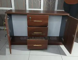 3-Door Credenza Cabinet