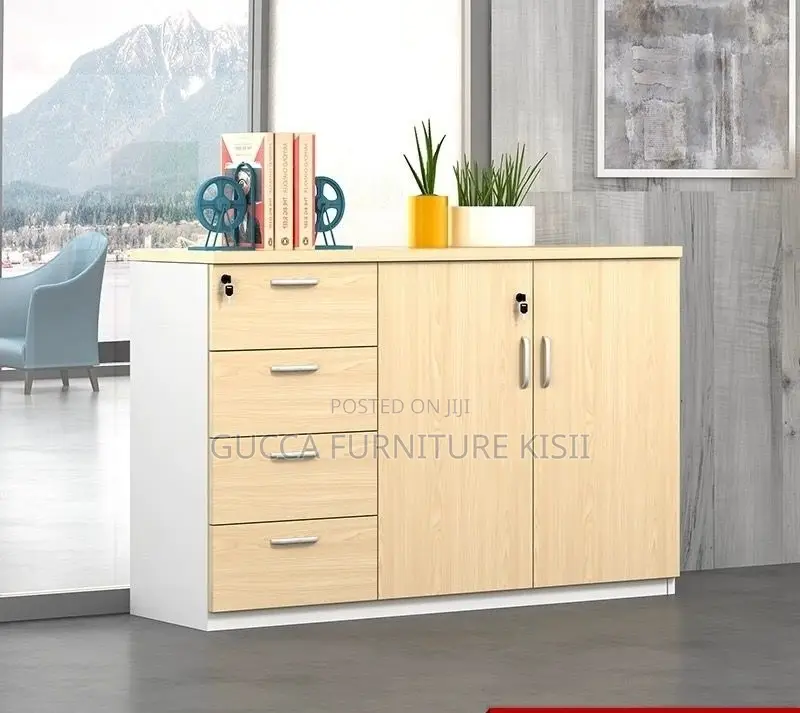 3-Door Credenza Cabinet