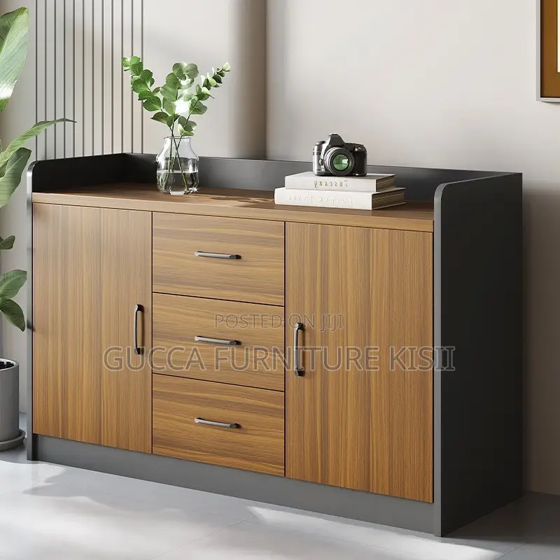 3-Door Credenza Cabinet