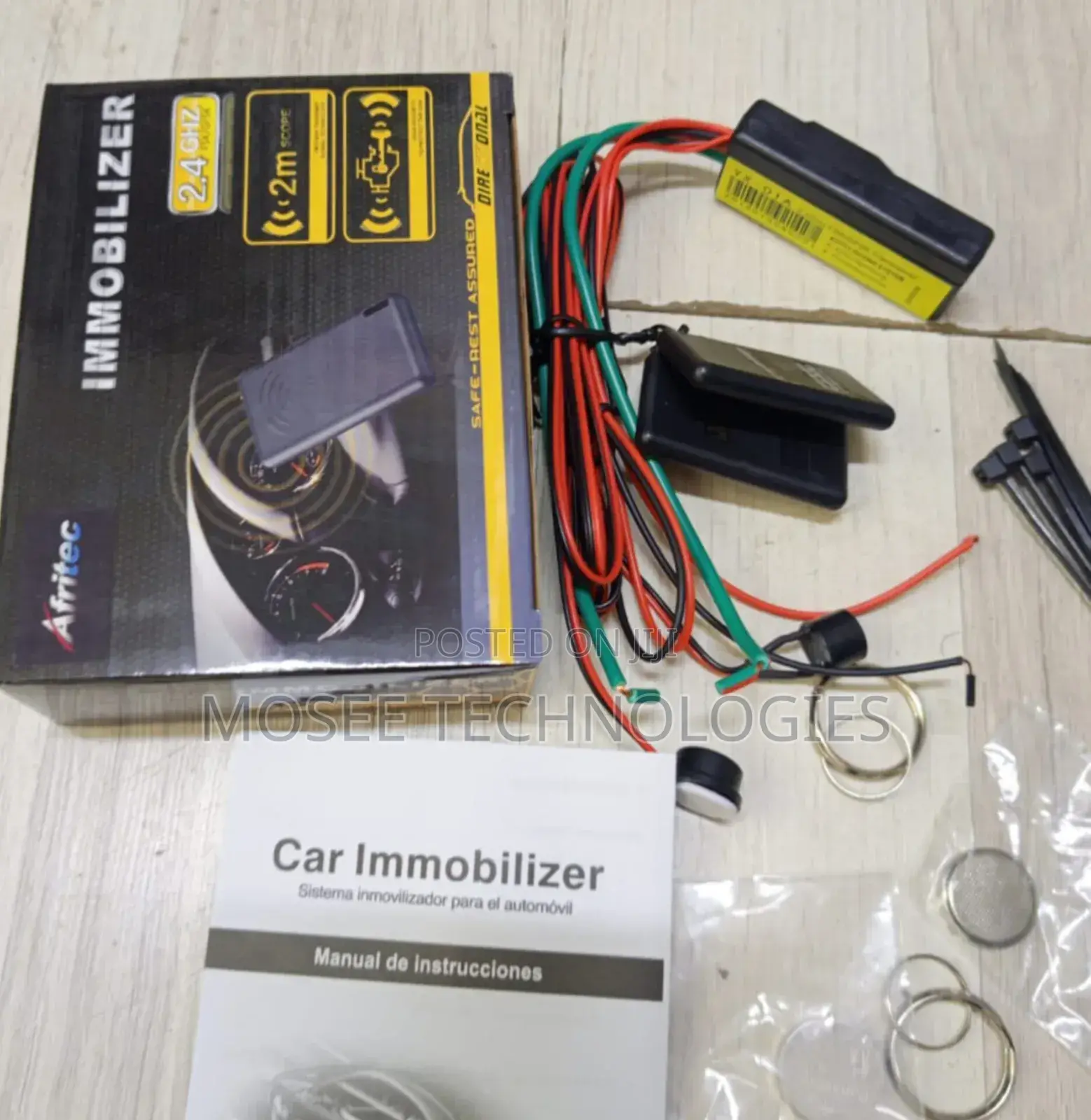 Vehicle Engine Cut-Off Immobilizer Security System