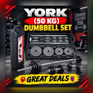 *York (50 Kg) Dumbbell Set* Je