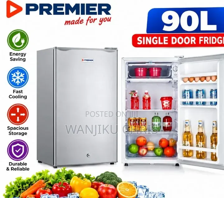 Premier Single Door Fridge 90L