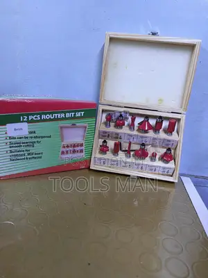 12PCS 8mm Router Bit Set Woodworking Cutter Bits MDF Hardwood