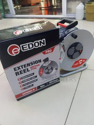 EDON Pro Extension Cable Reel 50m Portable Stand Reel