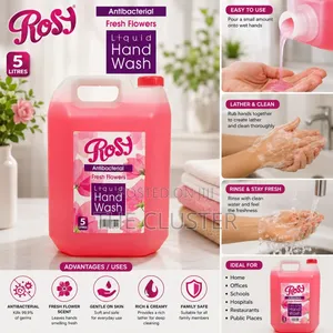 Rosy Antibacterial Hand Wash Soap 5l