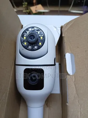Dual Lens V380 PTZ Bulb Camera for Smart WiFi Home Security