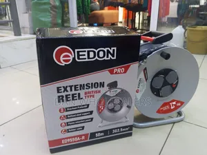 EDON 50M Extension Reel With Overheat Protector Rubber Cable