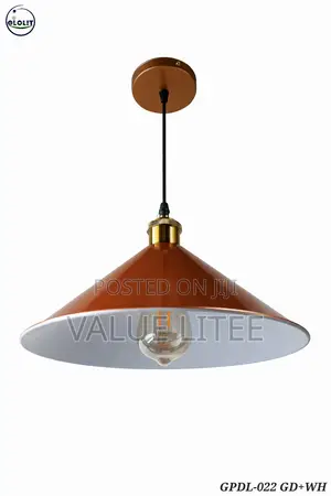 Single Pendant Gold Finish