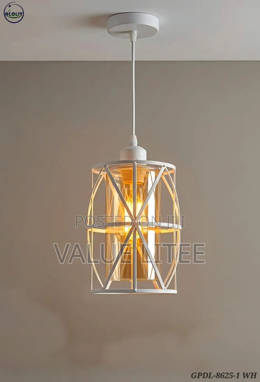 Single Pendant Gold Finish
