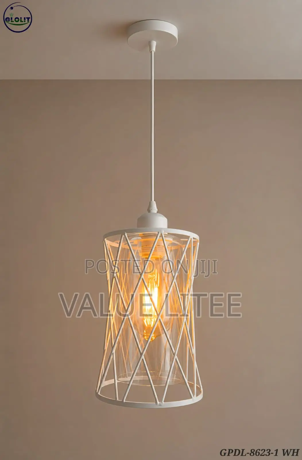 Single Pendant Gold Finish