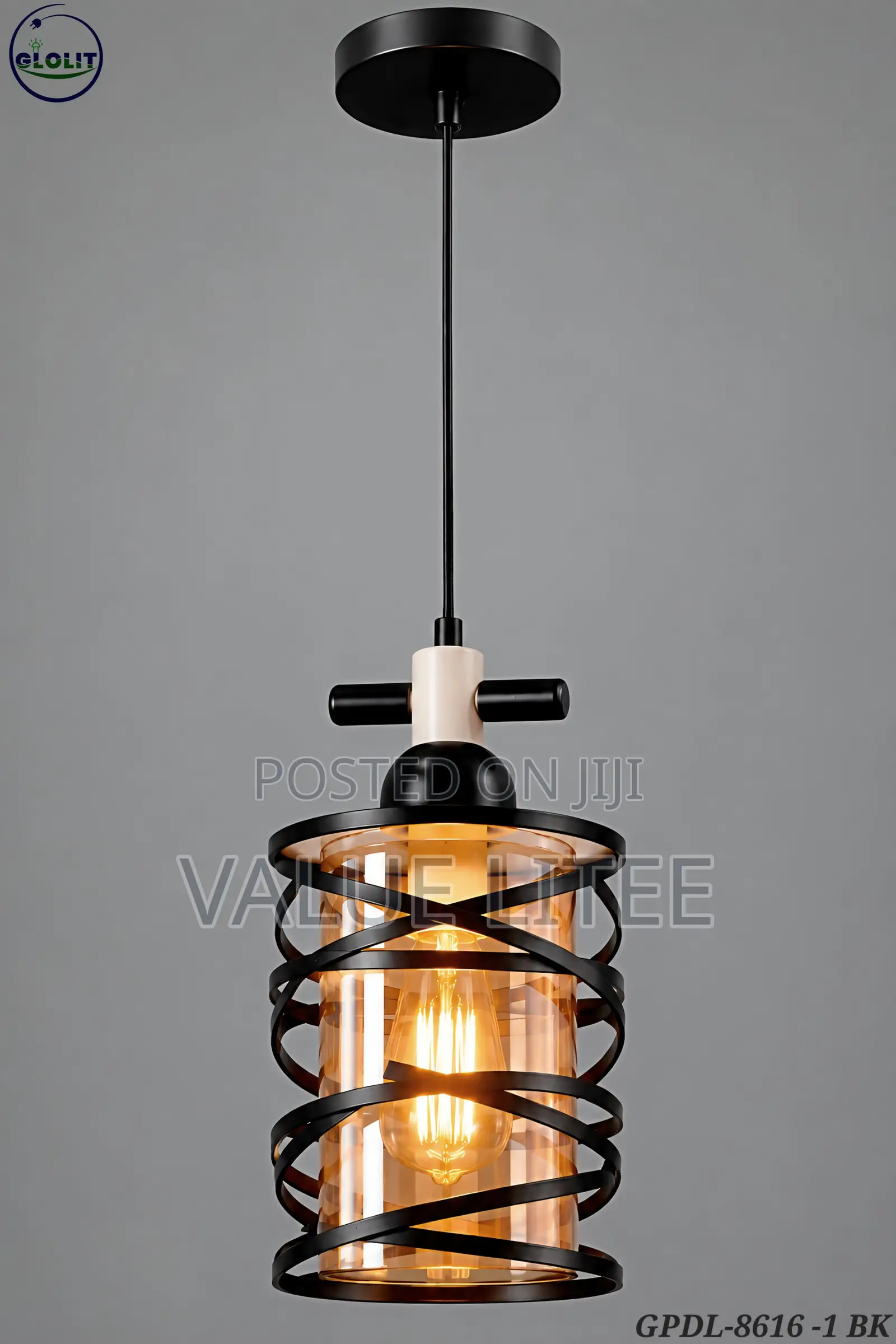 Single Pendant Gold Finish