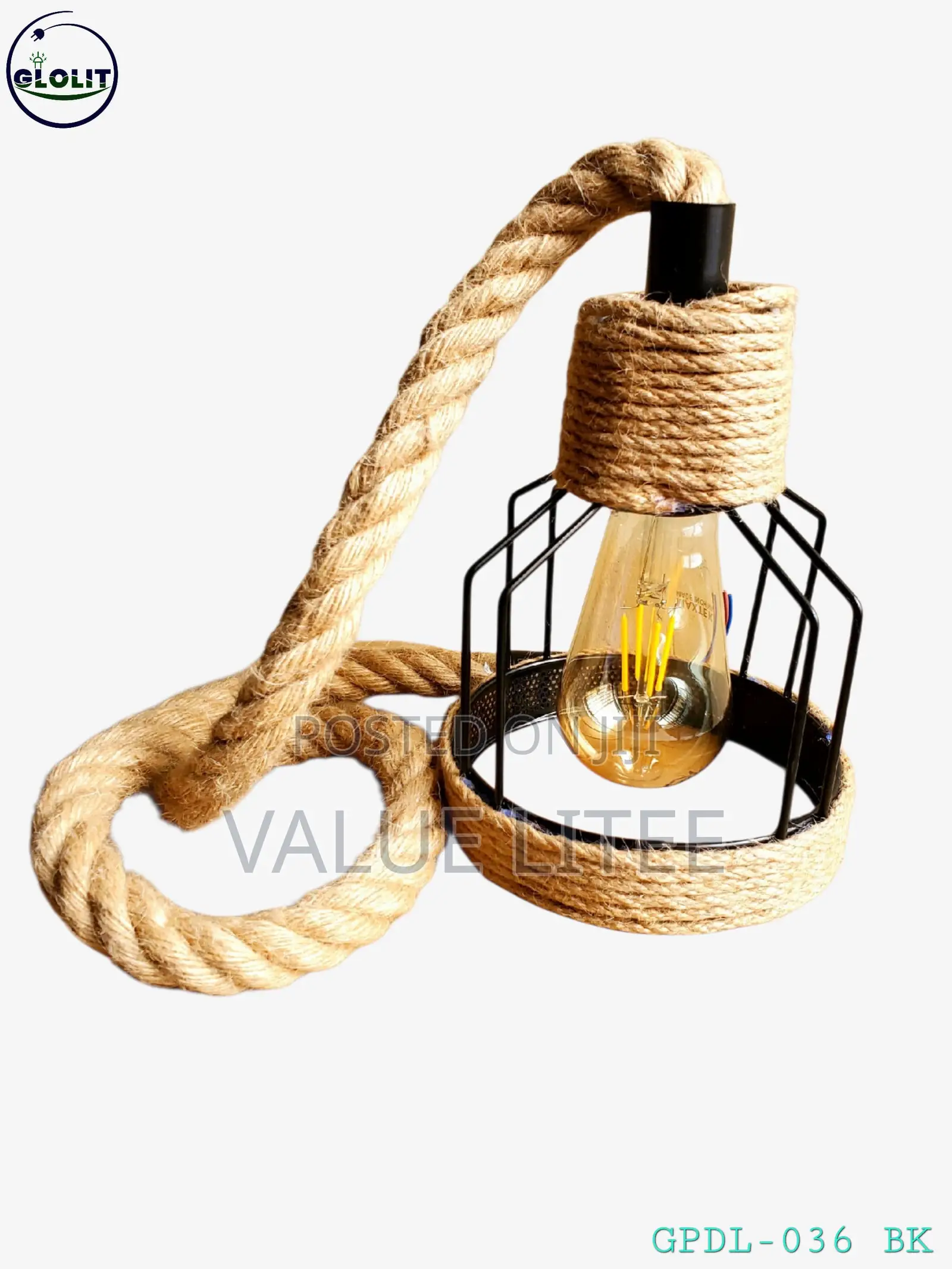 Single Pendant Gold Finish