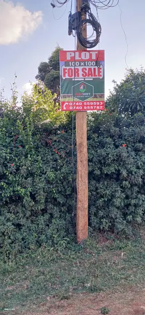 50*100 Bordering Southern Bypass at Thogoto 100m From Dagoretti Road.