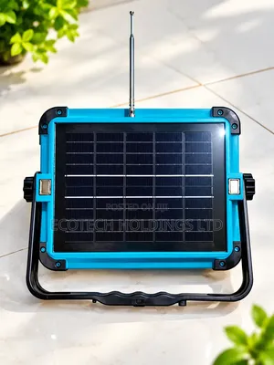 Multifunctional Solar Emergency Floodlight With Bluetooth Radio