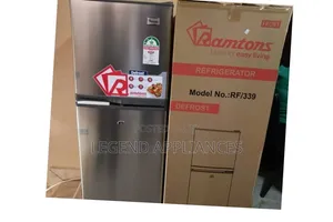 Ramtons 138 Litres Double Door Fridge – Stylish Spacious