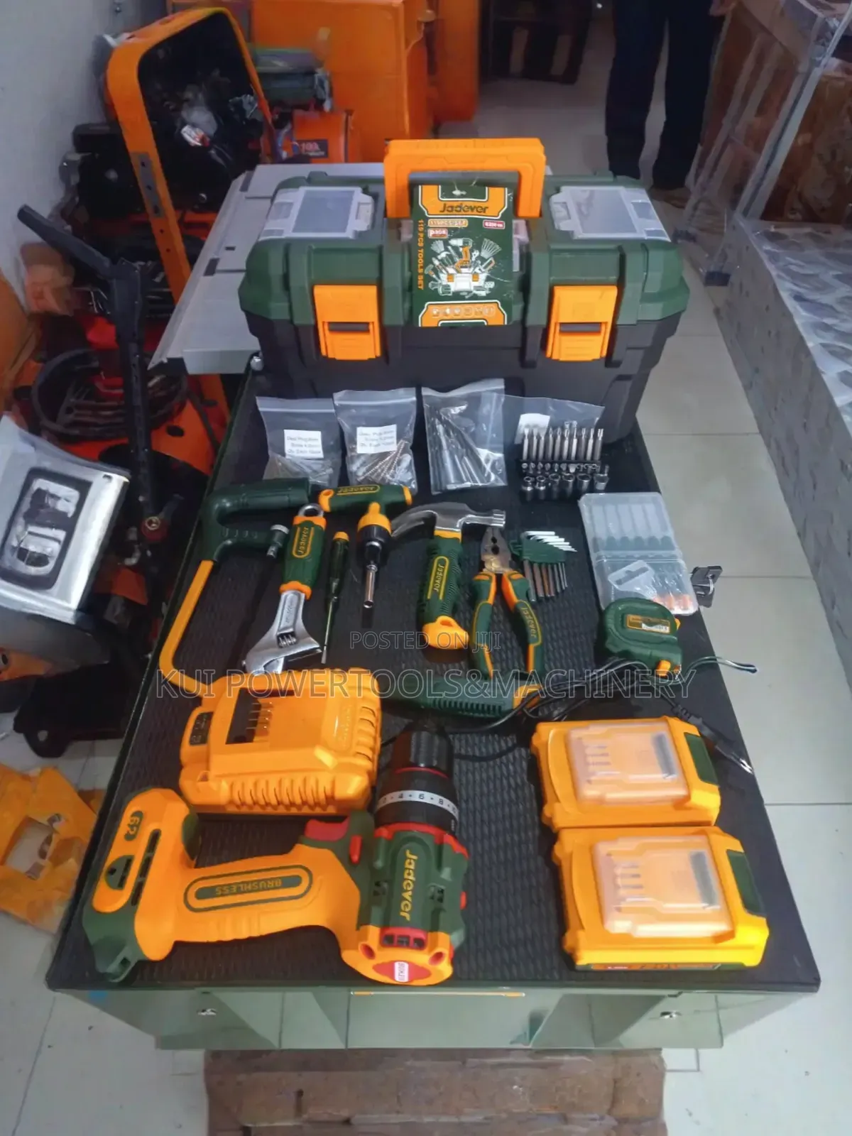 Jadever 119pc Cordless Drill Set / 119pc Toolbox