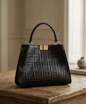 FENDI Embossed FF Monogram Pattern.