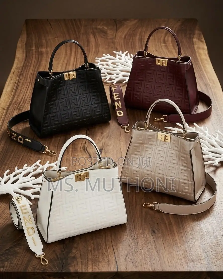 FENDI Embossed FF Monogram Pattern.