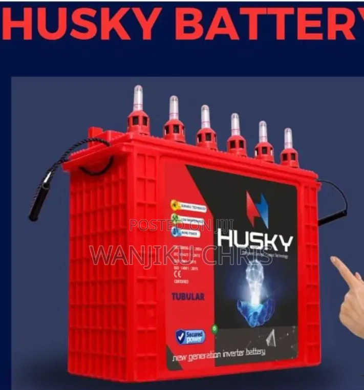 Husky Tall Tubular 200Ah Battery