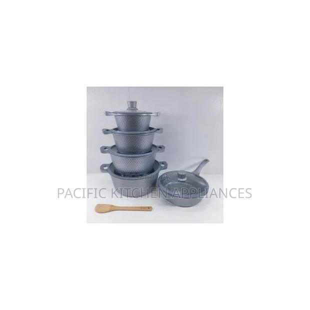 Bosch 11pc Cookware With Silicone Lid Covers - main view