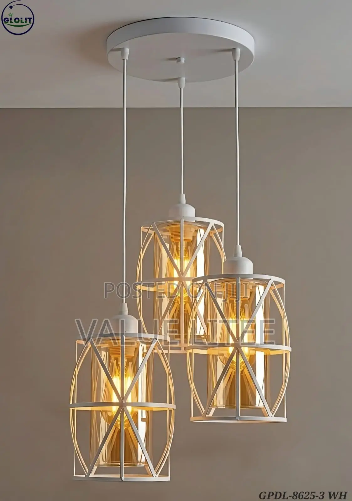 3 Pendant Chandelier for Dining and Breakfast Table