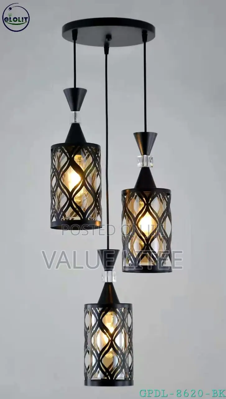 3 Pendant Chandelier for Dining and Breakfast Table