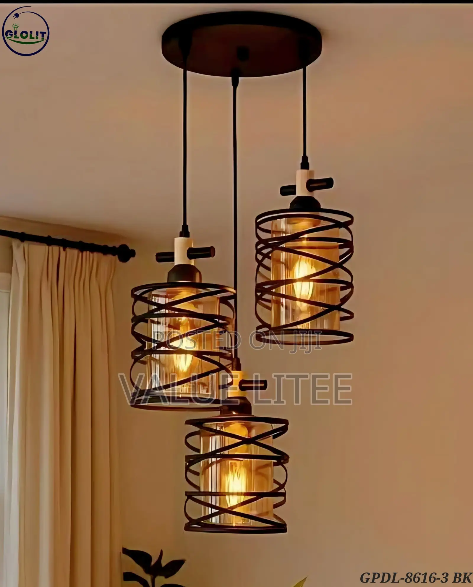 3 Pendant Chandelier for Dining and Breakfast Table