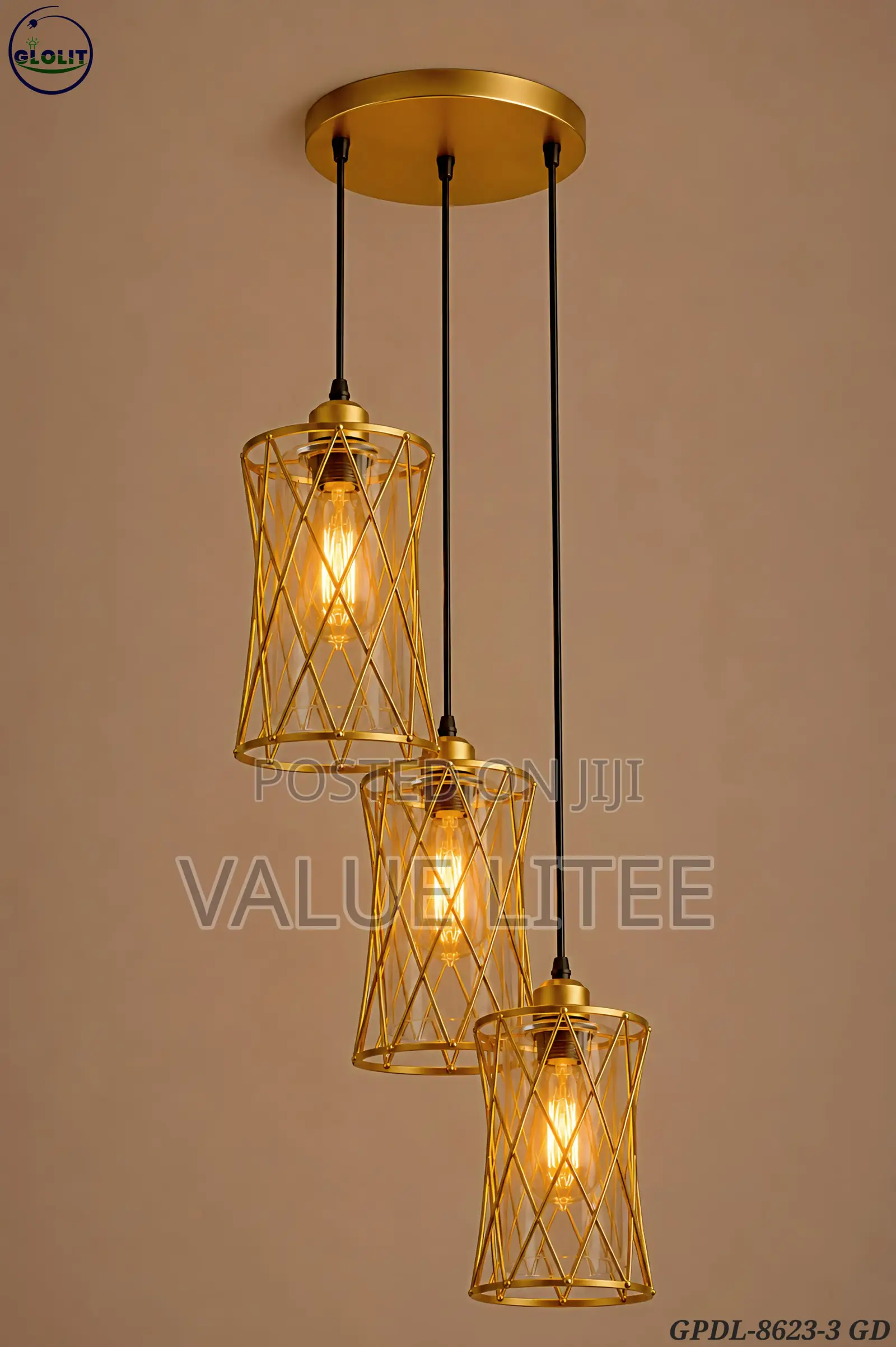 3 Pendant Chandelier for Dining and Breakfast Table