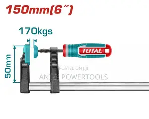 Total THT F Clamp Size:50x150mm 170kg