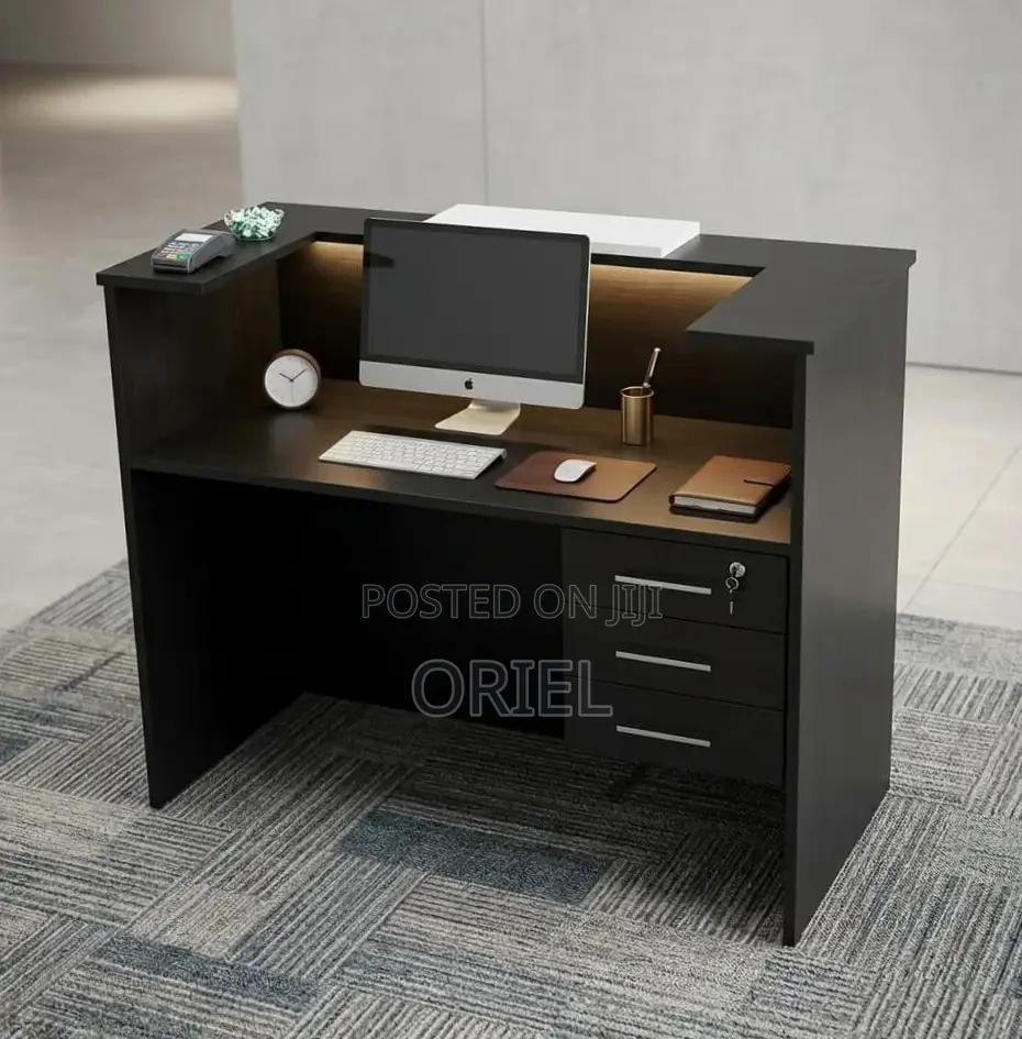 Office Reception Desk : 120CM Reception Waiting Table
