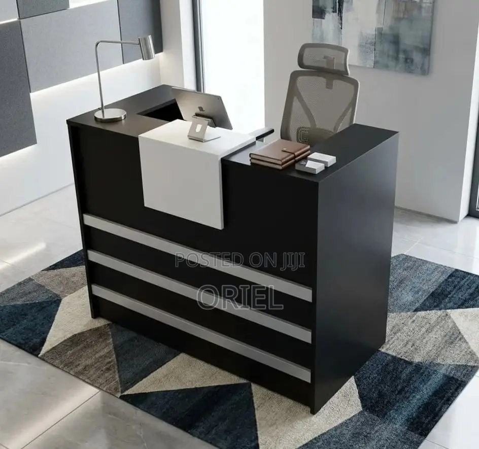Office Reception Desk : 120CM Reception Waiting Table