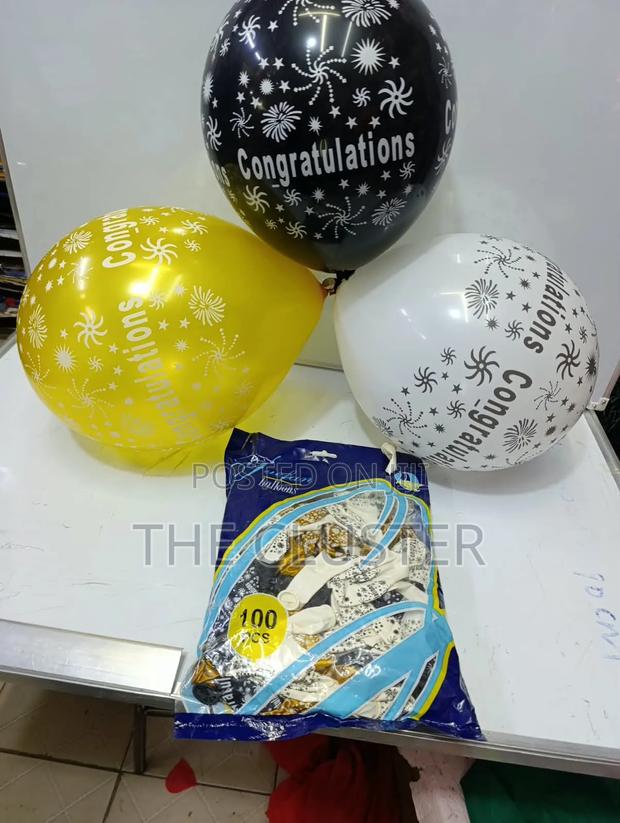 Congratulations Balloons 100psc - main view