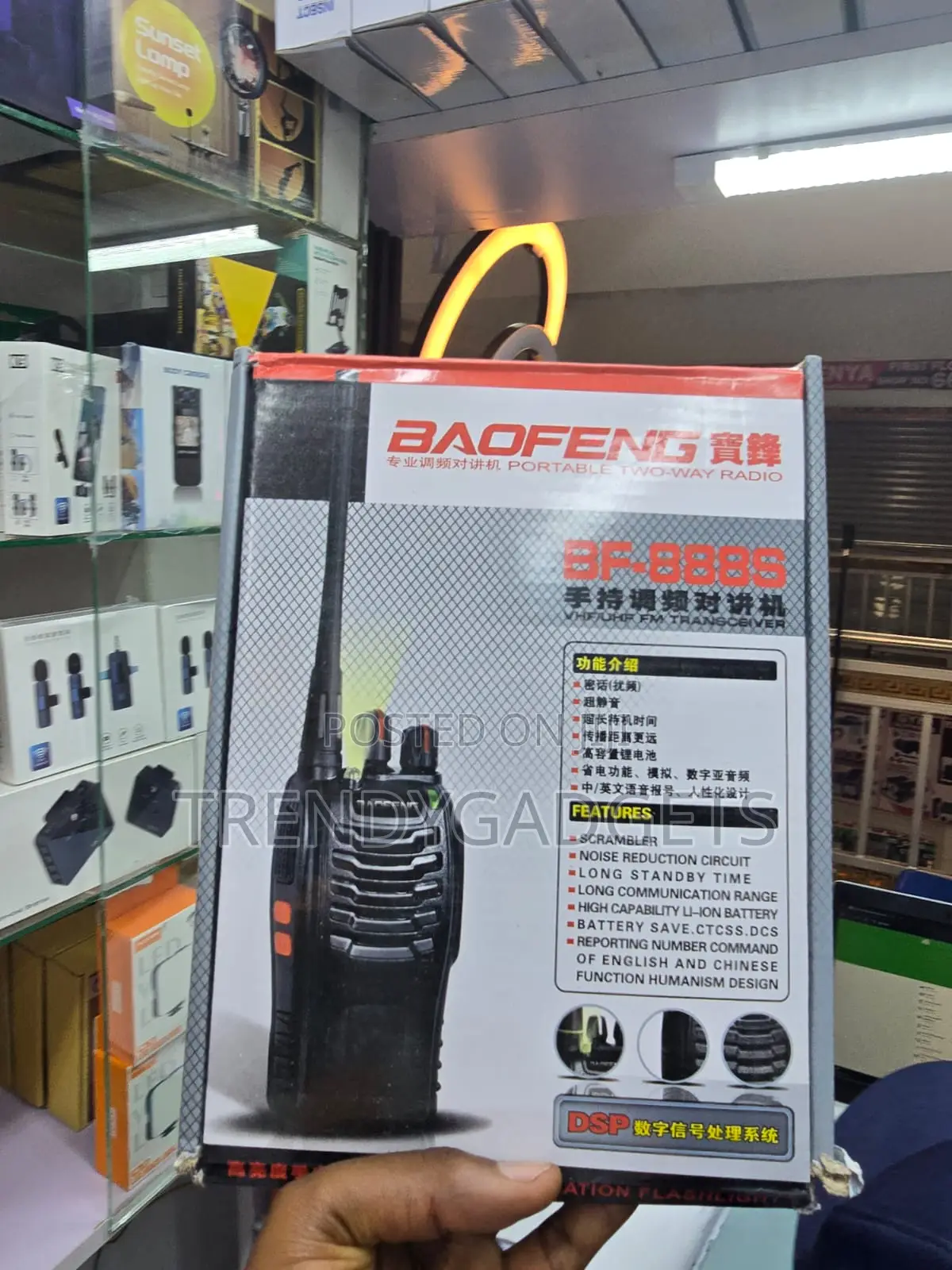 Baofeng BF-888S UHF Walkie Talkie 16 Channel 1500mAh Radio