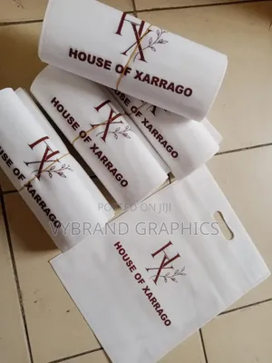 White Carrier Bags ( Black, Blue, Red Available)