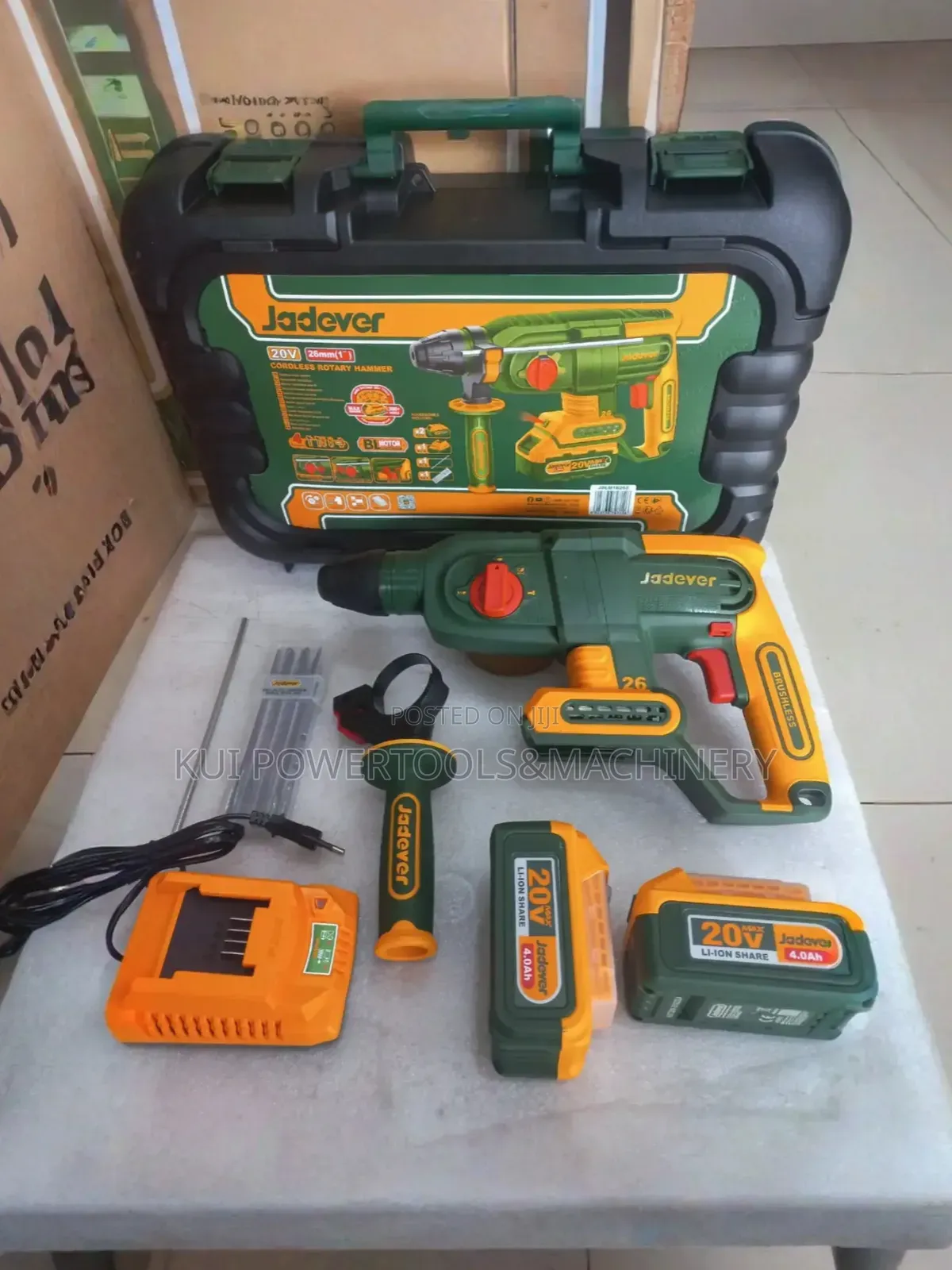 Jadever 26mm Cordless Rotary Hammer/ 26mm Rotary Hammer