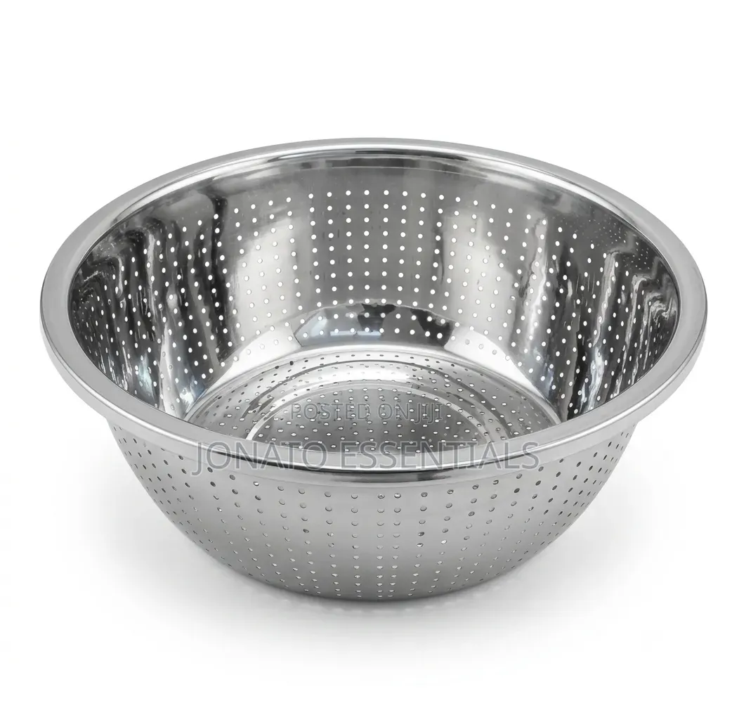 Stainless Steel Colander Strainer Bowl Set Kitchen Washing Basket