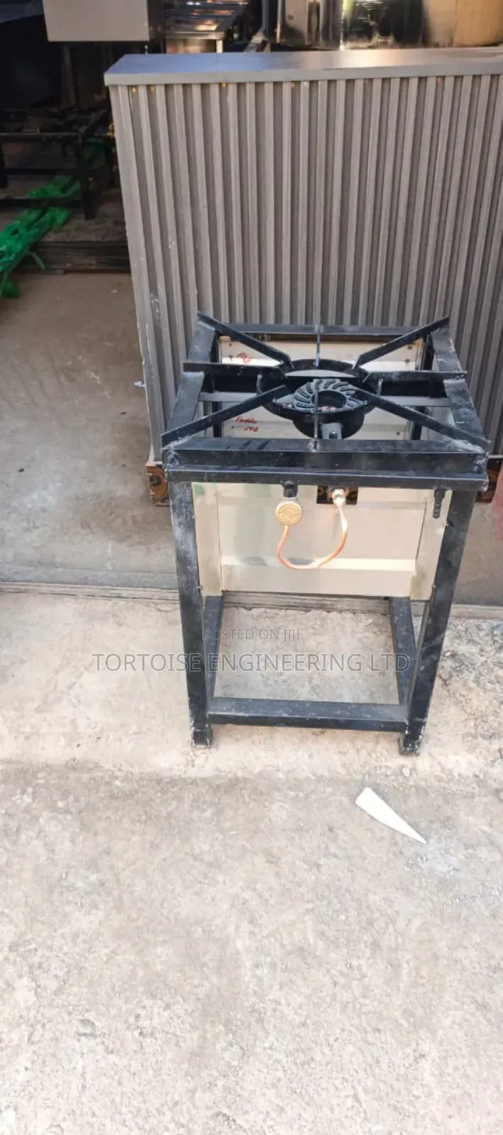 Mild Steel Single Gas Cooker High Pressure Size 600mm by 600mm