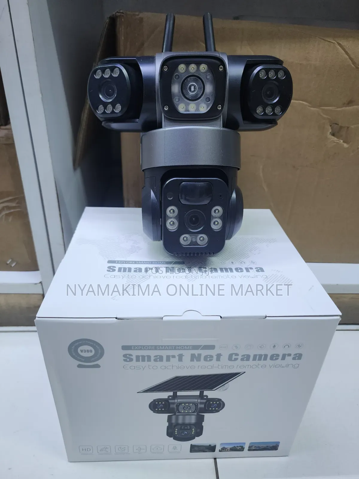 Wifi Tripple Lens Solar Camera