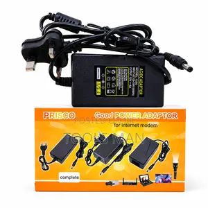 Prisco AC/DC Adaptor 12V 5A Model 1250 Internet Modem Power Supply