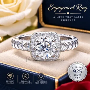 Classy Sterling 925 Silver Engagement Rings on Offer