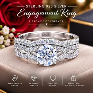 Classy Sterling 925 Silver Engagement Rings on Offer