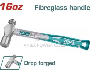 Total THT74166 Ball Pein Hammer :16oz/450g
