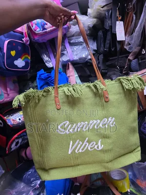 Lightweight Daily Carryall With Fringed Trim Tassel Details