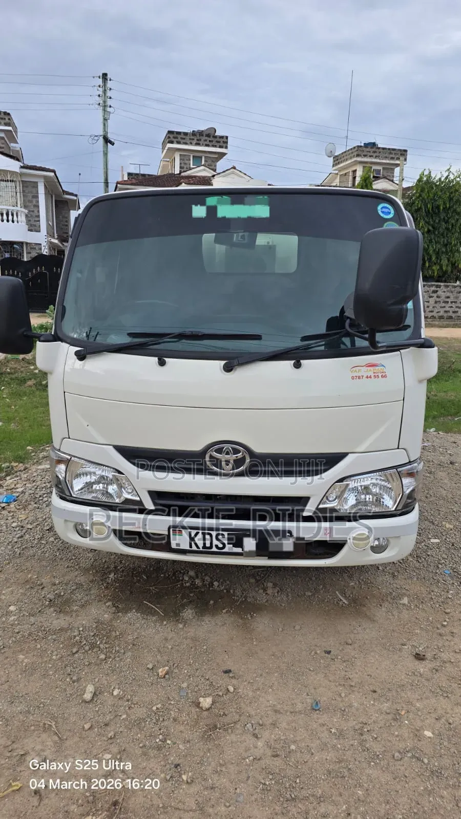 Toyota Dyna Refrigerator Truck 2017 White