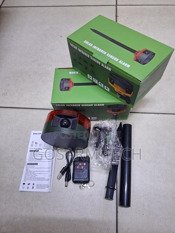 Solar Infrared Alarm Sensor Motion Device With Siren - main view