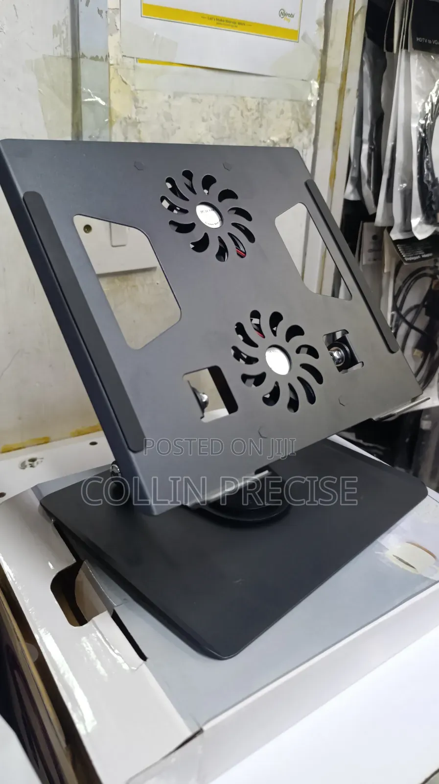 Adjustable Laptop Stand With 2 Fans