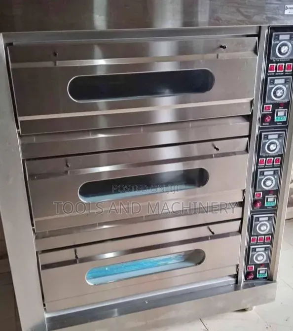 Heavy Duty Two Deck Four Trays Commercial Oven/Electric Oven