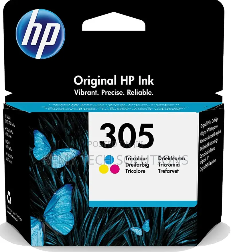 HP 305 Tri-Color Original Ink Cartridge