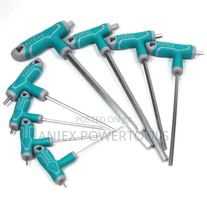 Total THHW8081 8 PCS T-Handle Hex Wrench Set